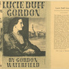 Lucie Duff Gordon