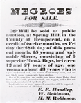 Negroes for sale
