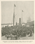 Departure of the steamship "Horsa" from Savannah, Georgia, March 19, 1895, with two hundred Negroes aboard for Liberia
