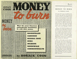 Money to burn; what the great American philanthropic foundations do with theirmoney