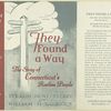 They found a way : the story of Connecticut's restless people