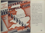 Poverty and population; a factual study of contemporary social waste