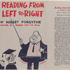 Reading from left to right