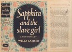Sapphira and the slave girl : a new novel
