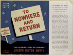 To nowhere and return : the autobiography of a Puritan