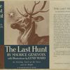 The last hunt