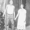 Daniel L. Haynes as "Adam" and Inez Richardson Wilson as "Eve" in Marc Connolly's fable "Green Pastures."