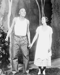 Daniel L. Haynes as "Adam" and Inez Richardson Wilson as "Eve" in Marc Connolly's fable "Green Pastures."