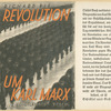 Revolution um Karl Marx.