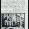 The Calle Mayor, the street in Madrid, from a photograph taken immediately after the bomb had been thrown at King Alfonso and Queen Victoria.