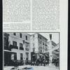 The Calle Mayor, the street in Madrid, from a photograph taken immediately after the bomb had been thrown at King Alfonso and Queen Victoria.