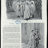 Alphonse XIII revêtu du manteau de l'ordre de Calatrava ; Les nouveaux mariés : l'infante Marie Thérèse et le prince de Baviére.