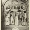 Glavnyi altar'.  Sievernaia storona. Sv. Ottsy vselenskoi tserkvi.  Afanasii Velikii.  Papa Rimskii Kliment.  Vasilii Velikii.  Grigorii Bogoslov.  Ioann Zlatoust. Nikolai Murlukiiskii.