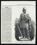 Statue of King Alfred the Great, at Wantage, by Count Gleichen.