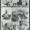 The millenary of King Alfred : remains of Wolvesley Castle, the site of King Alfred's palace ; statue of King Alfred at Wantage, his birthplace ; old Saxon bridge over the parret at Bridgwater, near the battlefield of Ethandune, where Alfred defeated the Danes ; Saxon herring-bone masonry at Wolvesley ; the Old West Gate, Winchester, visited by the celebrants of the Alfred millenary ; Aller Church, where Guthrum and his Danes received baptism as a condition of peace with Alfred.