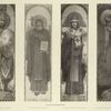 Sv. Kn. Andrei Bogoliubskii.  Sviatoi Prepodovnoi Kuksha.  Sv. Nikita Episkop Novgorodskii.  Sv. Prokopii Ustiuzhskii o Khristie Iurodivyi.