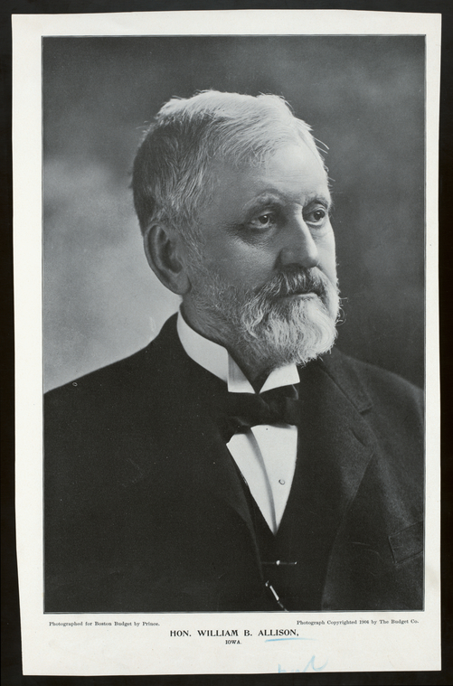 Hon. William B. Allison, Iowa. NYPL Digital Collections