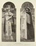 M.V. Nesterev. Ikonostas Zhertvennika glavnago Altaria.  Sv. Tsaritsa Elena. Sv. Tsar Konstantin.