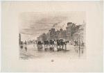 Une matinée d'hiver au Quai de l'Hôtel-Dieu.