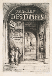 Frontispice pour Les salles d'estampes.