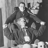 Dudley Digges (Mephistopheles) and George Gaul (Faust).