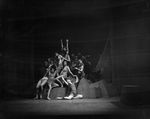 Scene from Theatre Guild's production of "Faust". Set and costumes designed by Lee Simonson. Dancers: members of the Von Grona School of Dance. NYC: 1928.