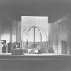 Scene from Theatre Guild's production of "Faust". Set and costumes designed by Lee Simonson. NYC: 1928. (Faust's Study).