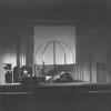 Scene from Theatre Guild's production of "Faust". Set and costumes designed by Lee Simonson. NYC: 1928. (Faust's Study).