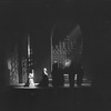 Helen Chandler (light dress, as Marguerite) in "Faust". NYC: 1928. Guild Theatre. Set and costumes designed by Lee Simonson.