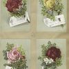 Trade cards depicting flowers.