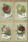 Trade cards depicting flowers.