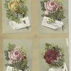 Trade cards depicting flowers.