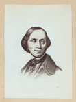 Hans Christian Andersen. 1 small portrait on a sheet.