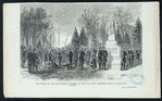 The burial of the late General Anderson at the West Point Cemetery