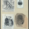 Gen' Anderson - Reads the papers - Bust of Col. Anderson - [Poem on Anderson].[4 portraits on 1 sheet].