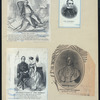 Gen' Anderson - Reads the papers - Bust of Col. Anderson - [Poem on Anderson].[4 portraits on 1 sheet].