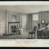 Major Andre's room, Interior of the Beekman House 1860.