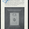 A lock of Major Andre's hair, together with a miniature portrait. [from Rare Books and Manuscripts, pg. 94].