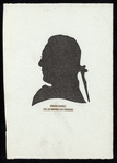 Major Andre, cut in profile by himself.