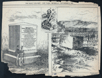 Major John Andre's tomb stone [3 portraits from The Daily Graphic].