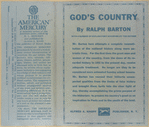 God's country, a short history.