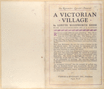 A Victorian village.