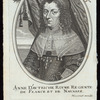 Anne d'Autriche royne regente de France et de Navarre.