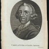 Caricature of Lord Anson.