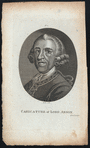 Caricature of Lord Anson.