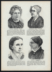 Harriet Beecher Stowe, Elizabeth Cady Stanton, Jane Grey Swisshelm [and] Susan B. Anthony.