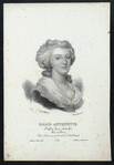 Marie-Antoinette, reine de France, née a Vienne en 1755, morte le 16 Octobre 1793.