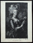 Portrait of Marie Antoinette, in the Versailles Museum.