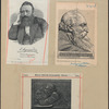 Ludwig Anzengruber [three portraits].