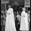 Scene from the stage production Pins and Needles (two picketers).